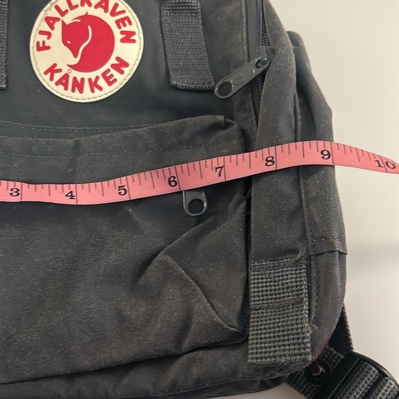 Fjallraven Kanken Gray Polyvinyl Back to School Mini Backpack - Picture 12 of 13